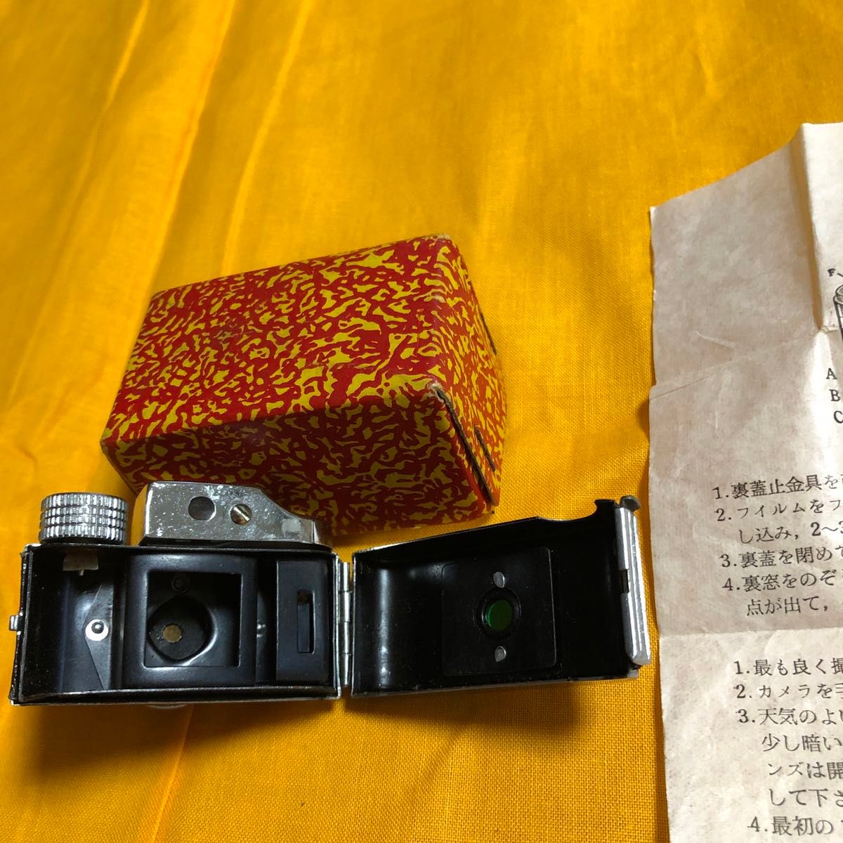 HIT ミニカメラ 豆カメラ フィルムカメラ MADE IN JAPAN 説明書付き