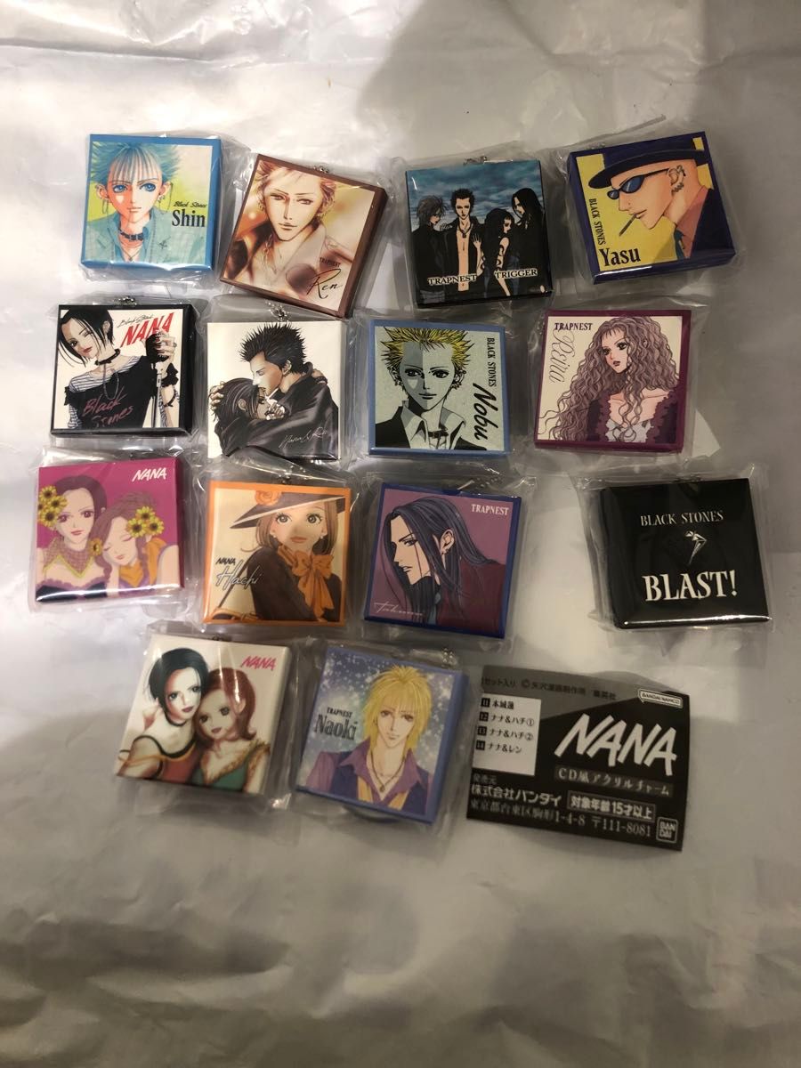 NANA CD風アクリルチャーム コンプリート 全14種 ガチャガチャ｜Yahoo