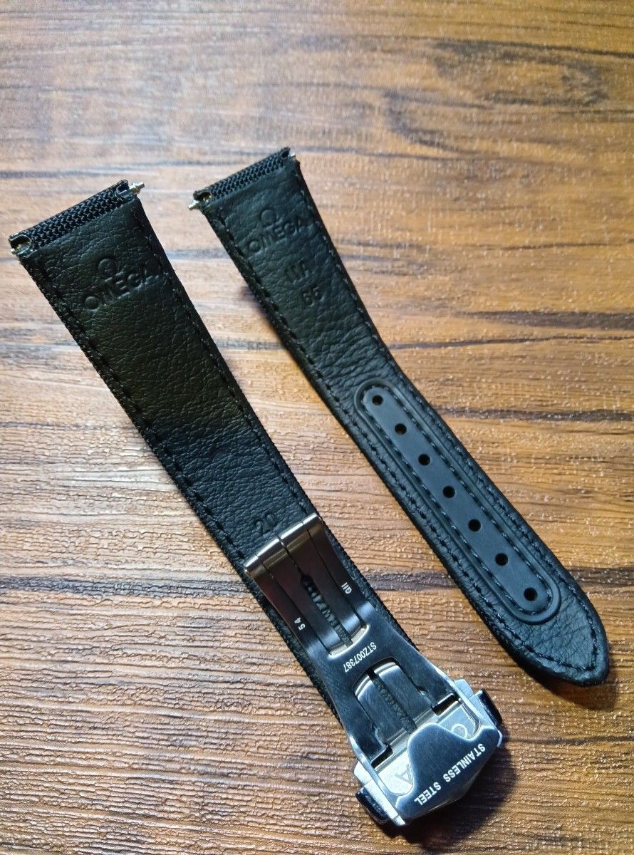 オメガ 純正 ファブリック ベルト ストラップ ＆ バックル 20mm
