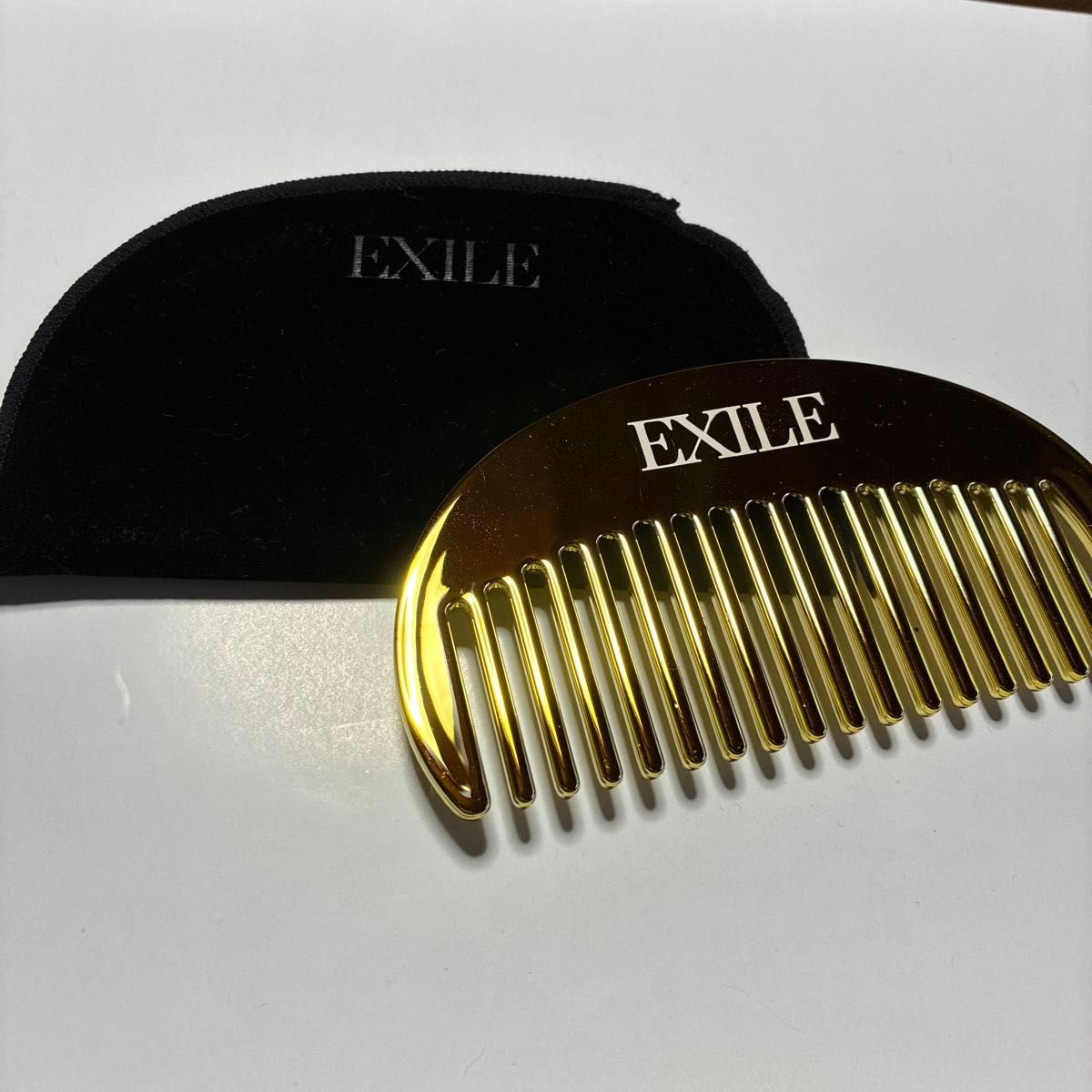 EXILE ファンクラブ限定ゴールドコーム くし 携帯用ポーチ付き｜Yahoo