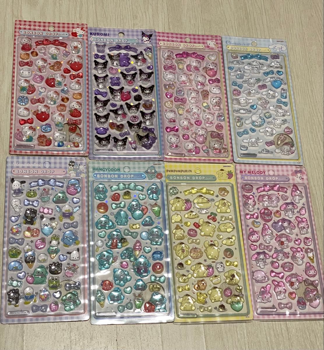 残りわずか】おまけあり 第二弾 ボンボンドロップシール サンリオ 8種