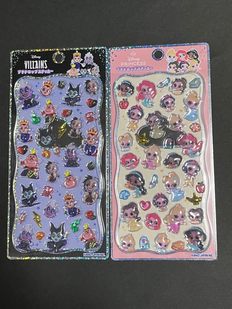 ディズニー プチドロップステッカー 8種セット《正規品》｜Yahoo