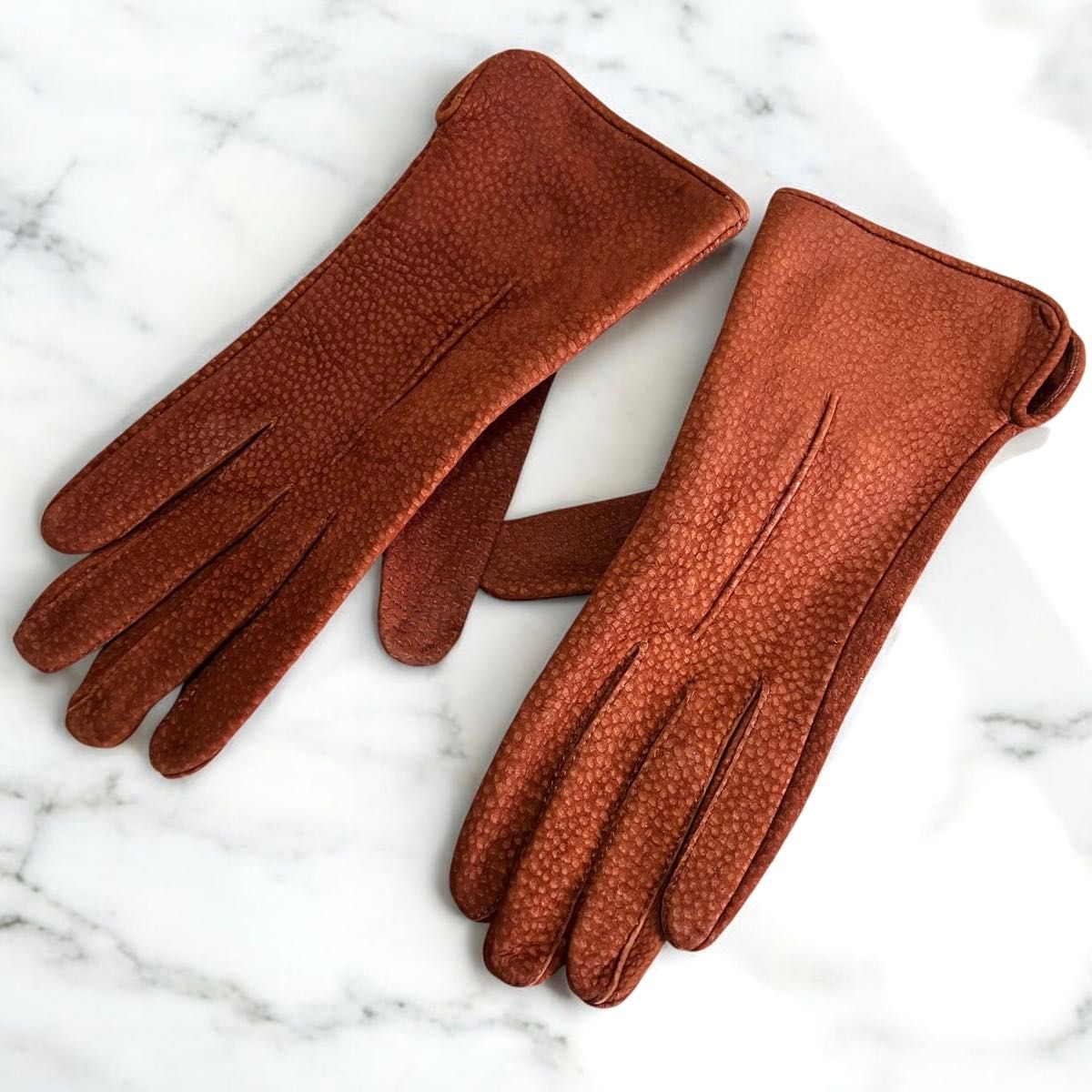 希少素材 カピバラ カピンチョ レザー グローブ 本革 手袋