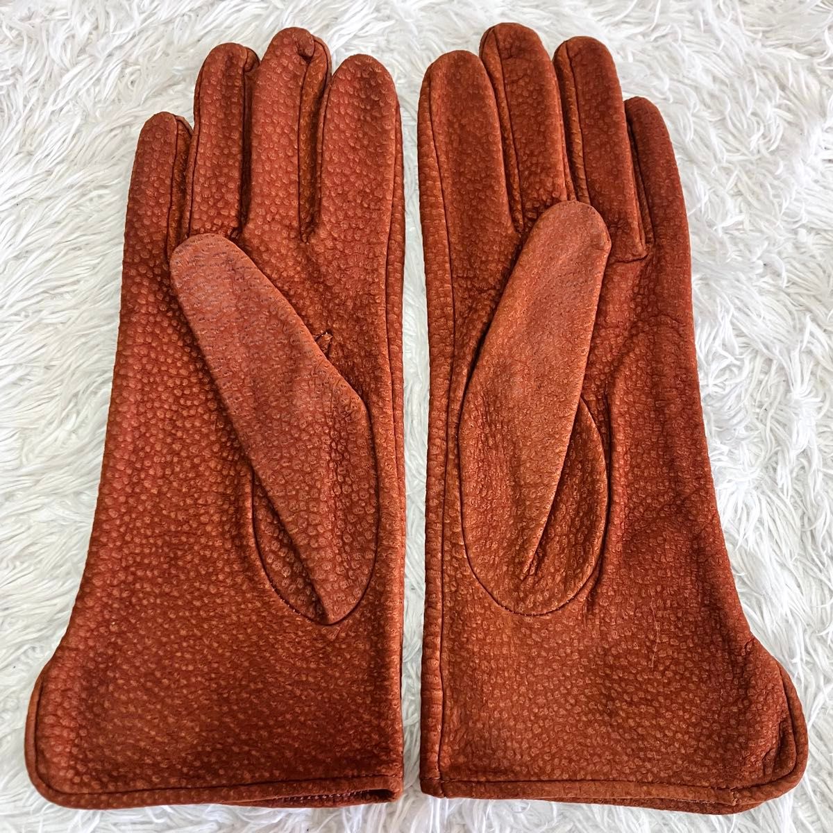 希少素材 カピバラ カピンチョ レザー グローブ 本革 手袋