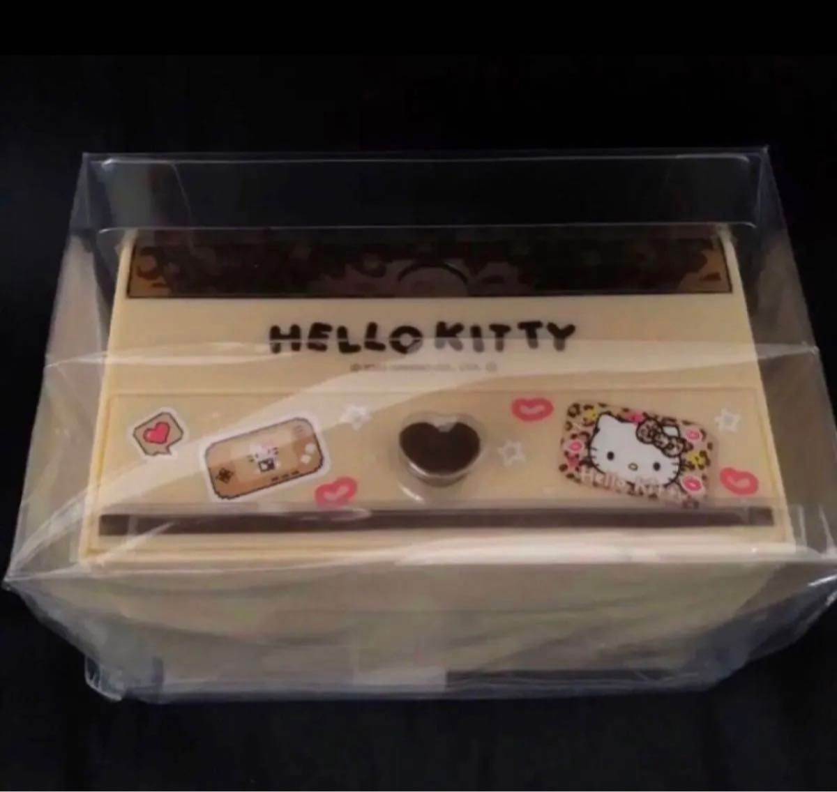 新品 サンリオ ハローキティ メイクボックス 小物入れ ヒョウ柄 キティ