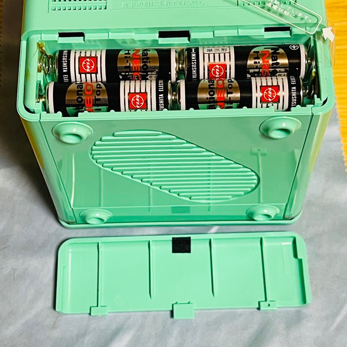 新品・未使用・昭和レトロ・希少】National ナショナル キューブ型