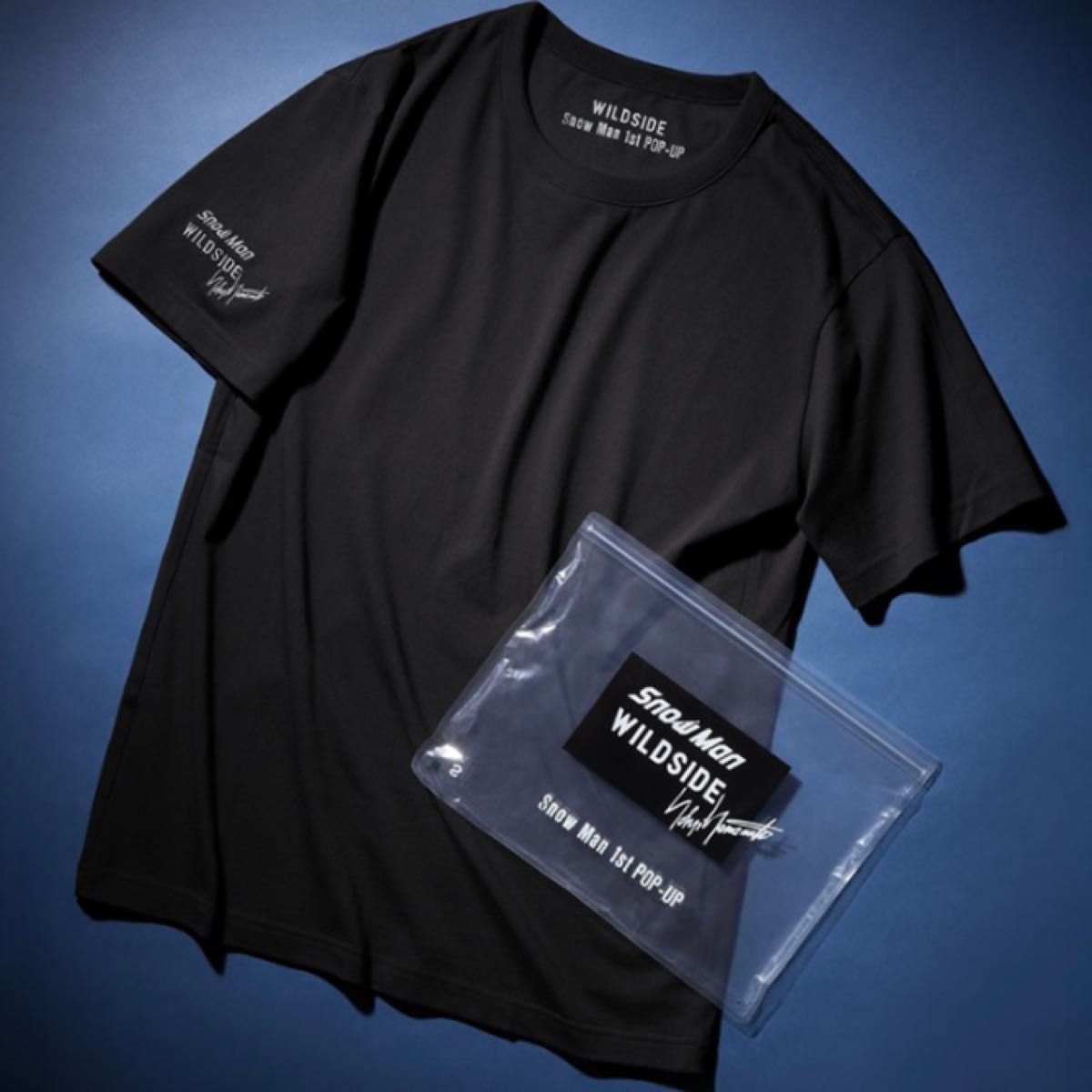 2点セット Snow Man 1stPOP-UP コラボTシャツ 白・黒 Mサイズ 限定