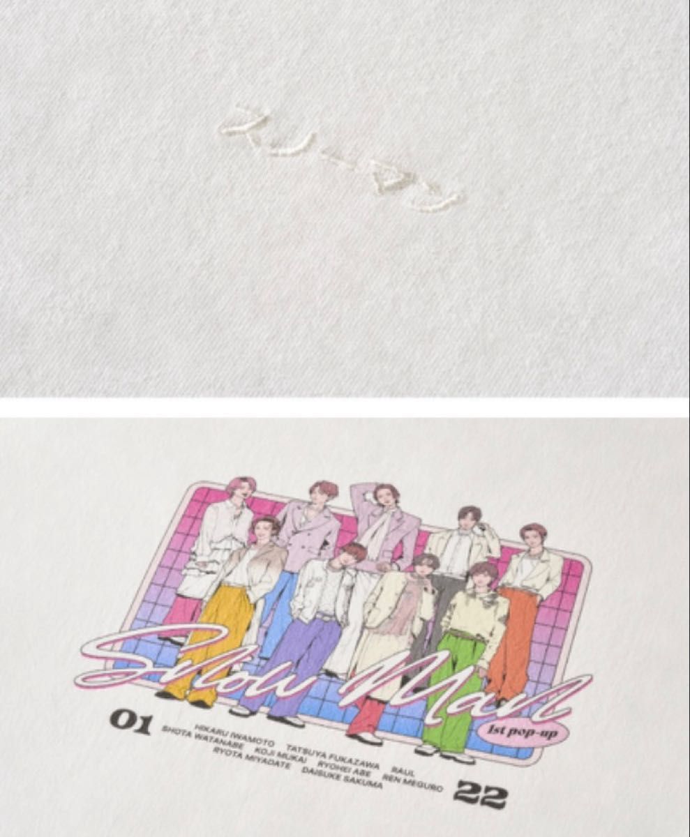 Snow Man NAKAKI PANTZコラボTシャツ XL 1st POP-UP 限定グッズ 銀テ