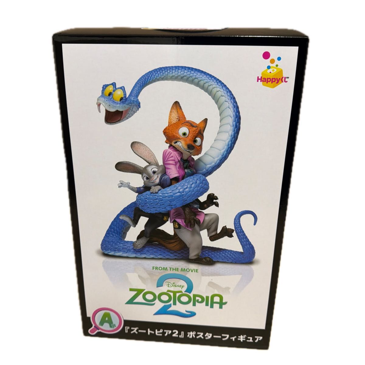 Happyくじ ズートピア2 A賞 ポスターフィギュア ニック ジュディ