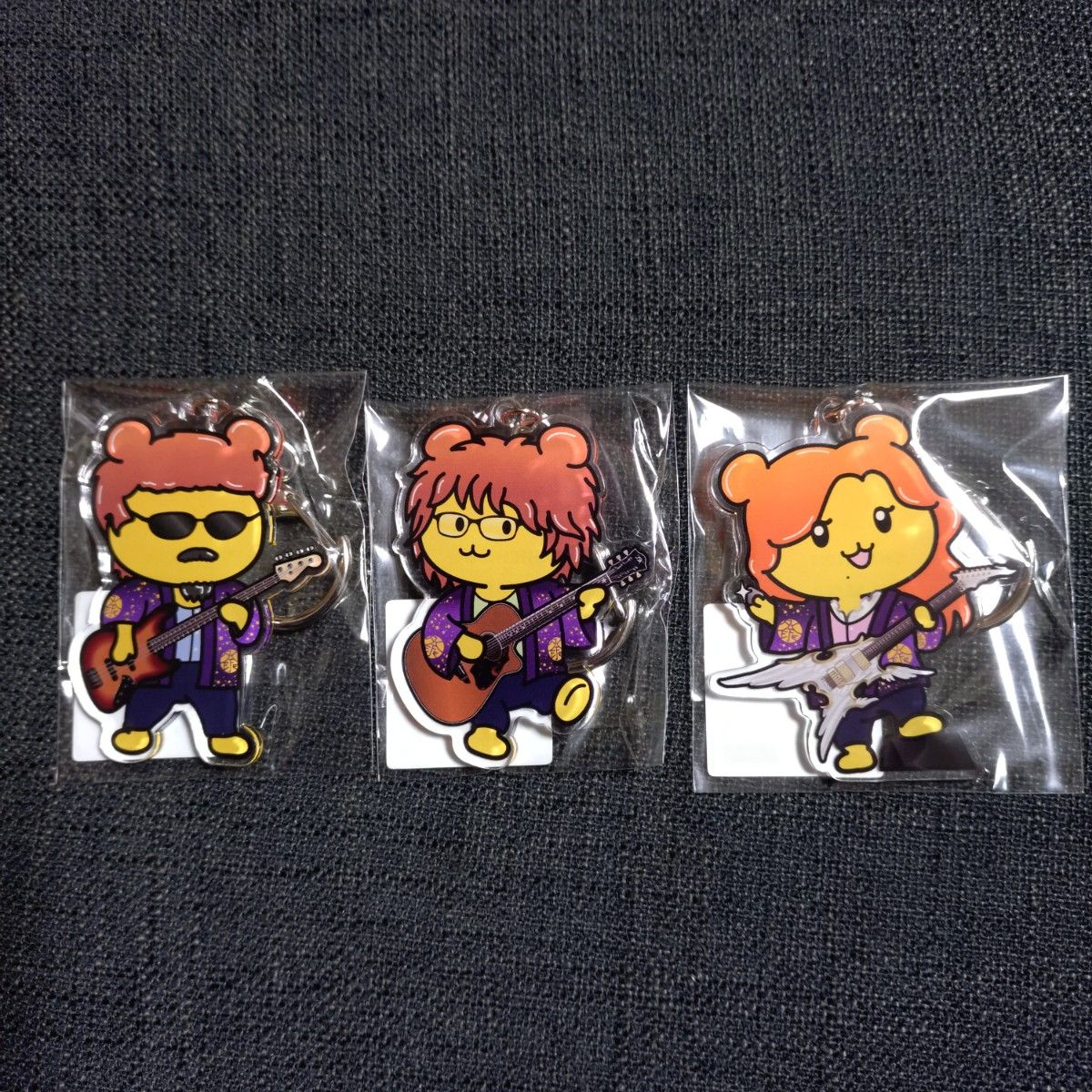 THE ALFEE ポテくまくん アクリルキーホルダー3種セット｜Yahoo!フリマ
