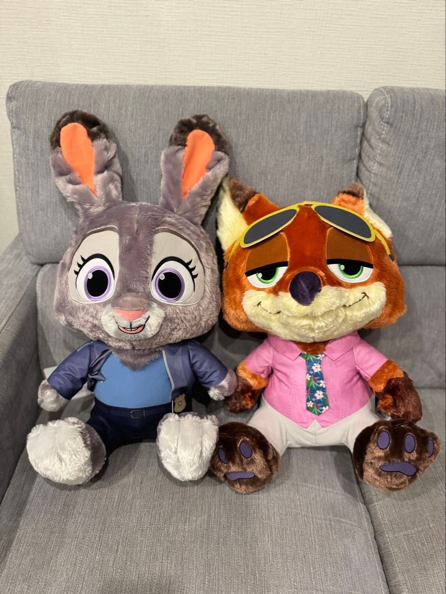 ズートピア2 スーパーラージぬいぐるみ ニック ジュディ｜Yahoo!フリマ