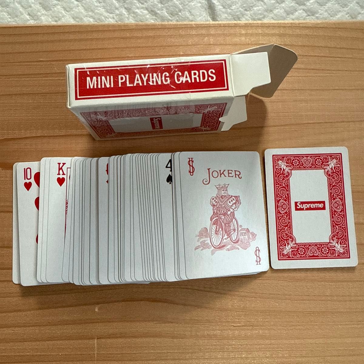 Supreme Bicycle トランプ 赤 シュプリーム ノベルティ｜Yahoo!フリマ