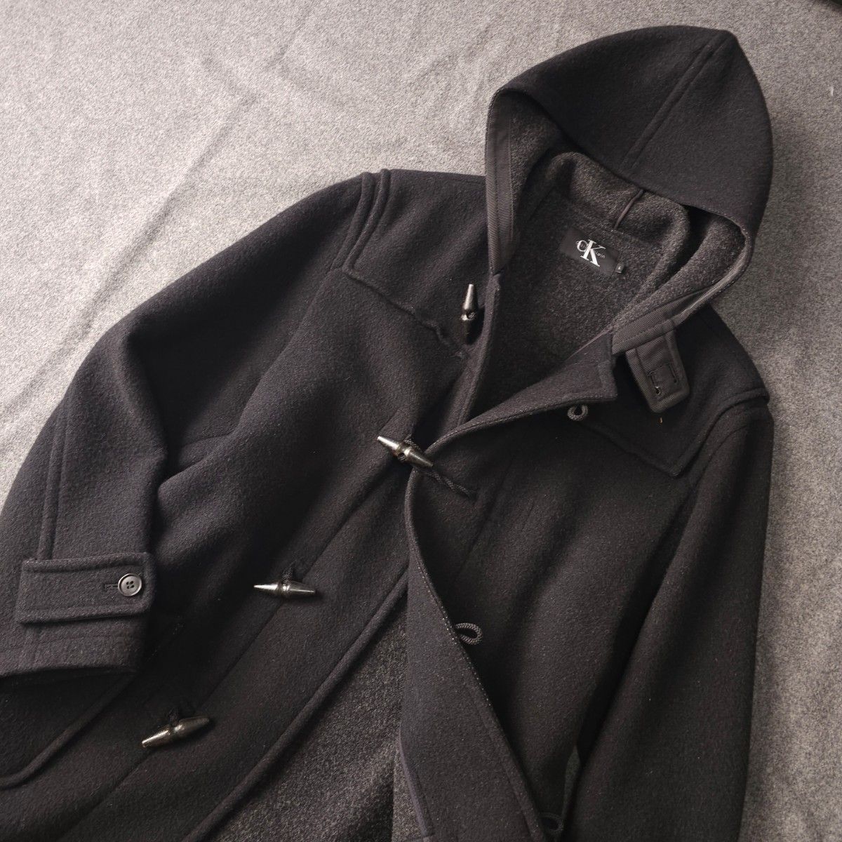 Calvin Klein カルバンクライン 秋冬 ウール 毛 ロング ダッフルコート