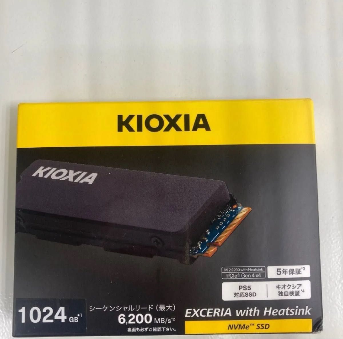 新品未使用 KIOXIA EXCERIA with Heatsink m 2 SSD 1TB｜Yahoo!フリマ