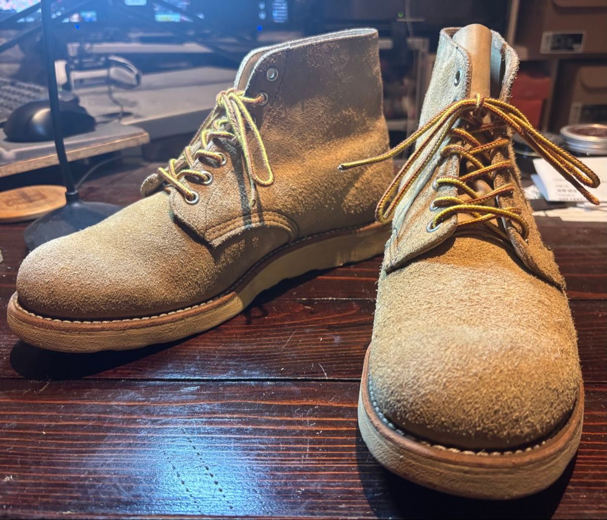 四角犬タグ】レッドウィング 8167 US9 E 27cm プレーントゥ REDWING