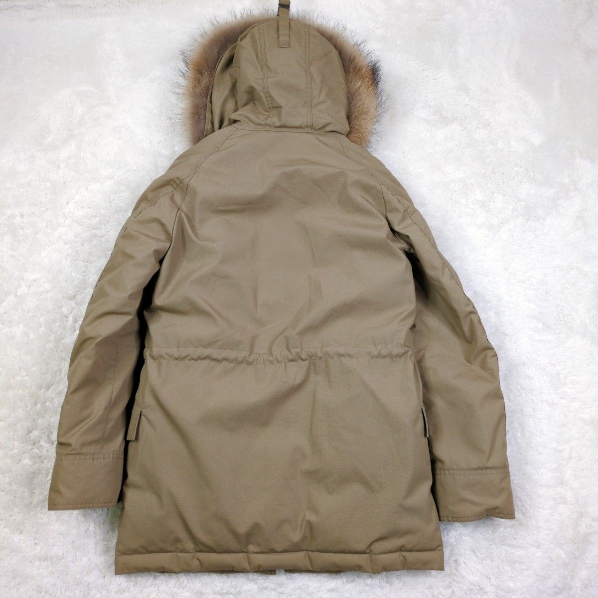 ナノユニバース 西川ダウン N-3B ダウンジャケット ラクーンファー