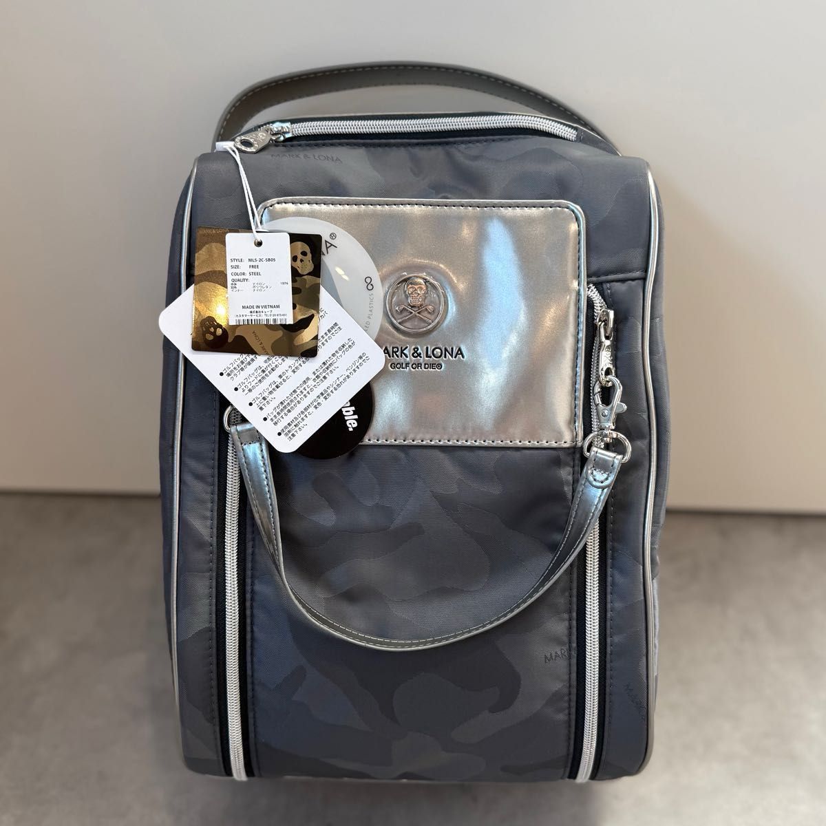 新品 MARK&LONA シューズケース 】 マークアンドロナ グレー ゴルフ