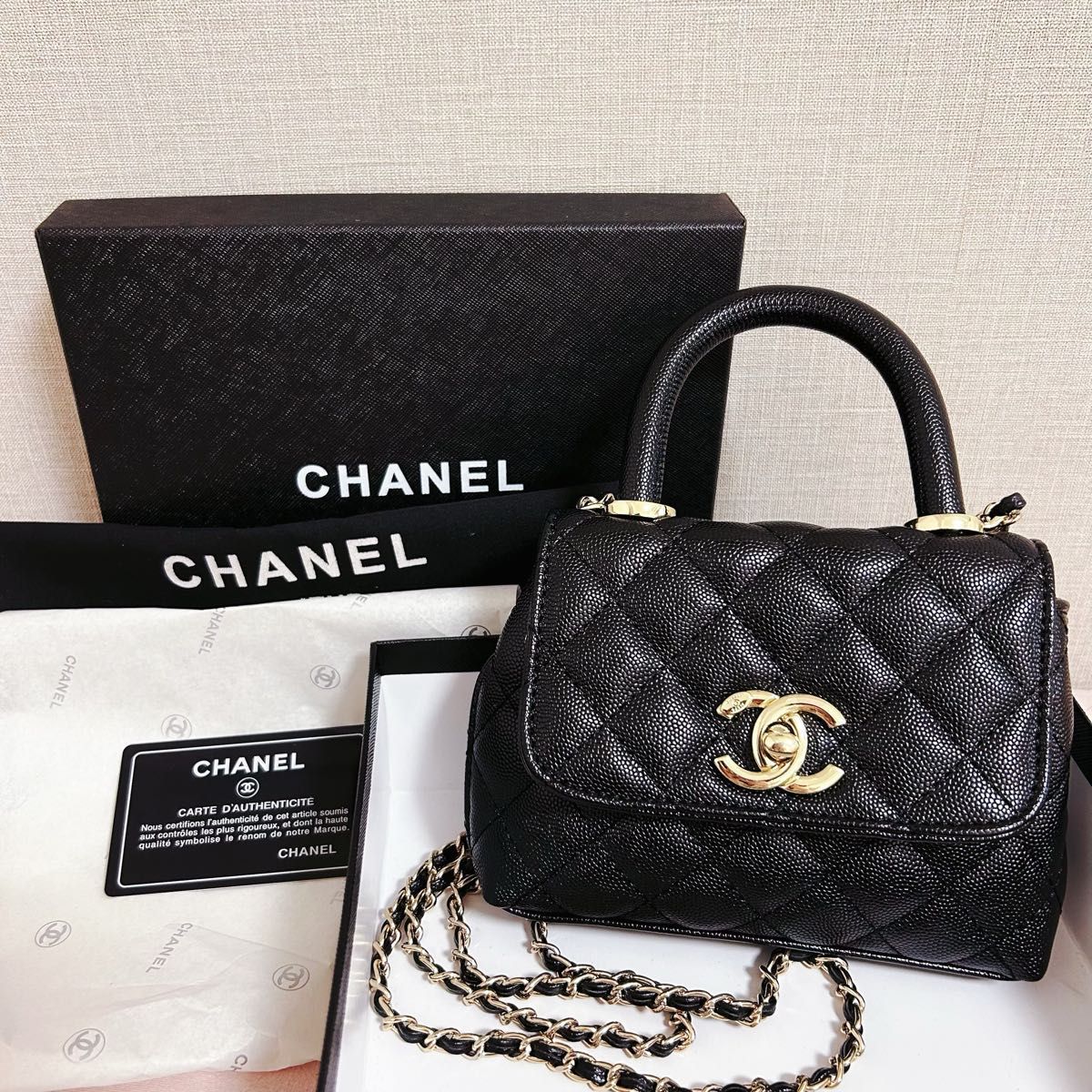 CHANEL VIP ノベルティ ショルダーバッグ ゴールドチェーン ギフト
