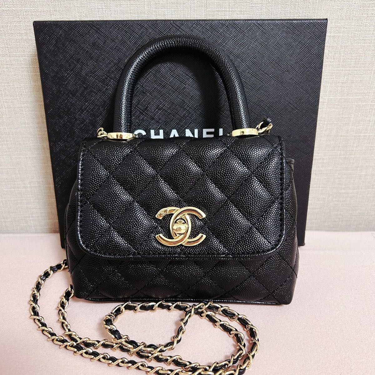 CHANEL VIP ノベルティ ショルダーバッグ ゴールドチェーン ギフト