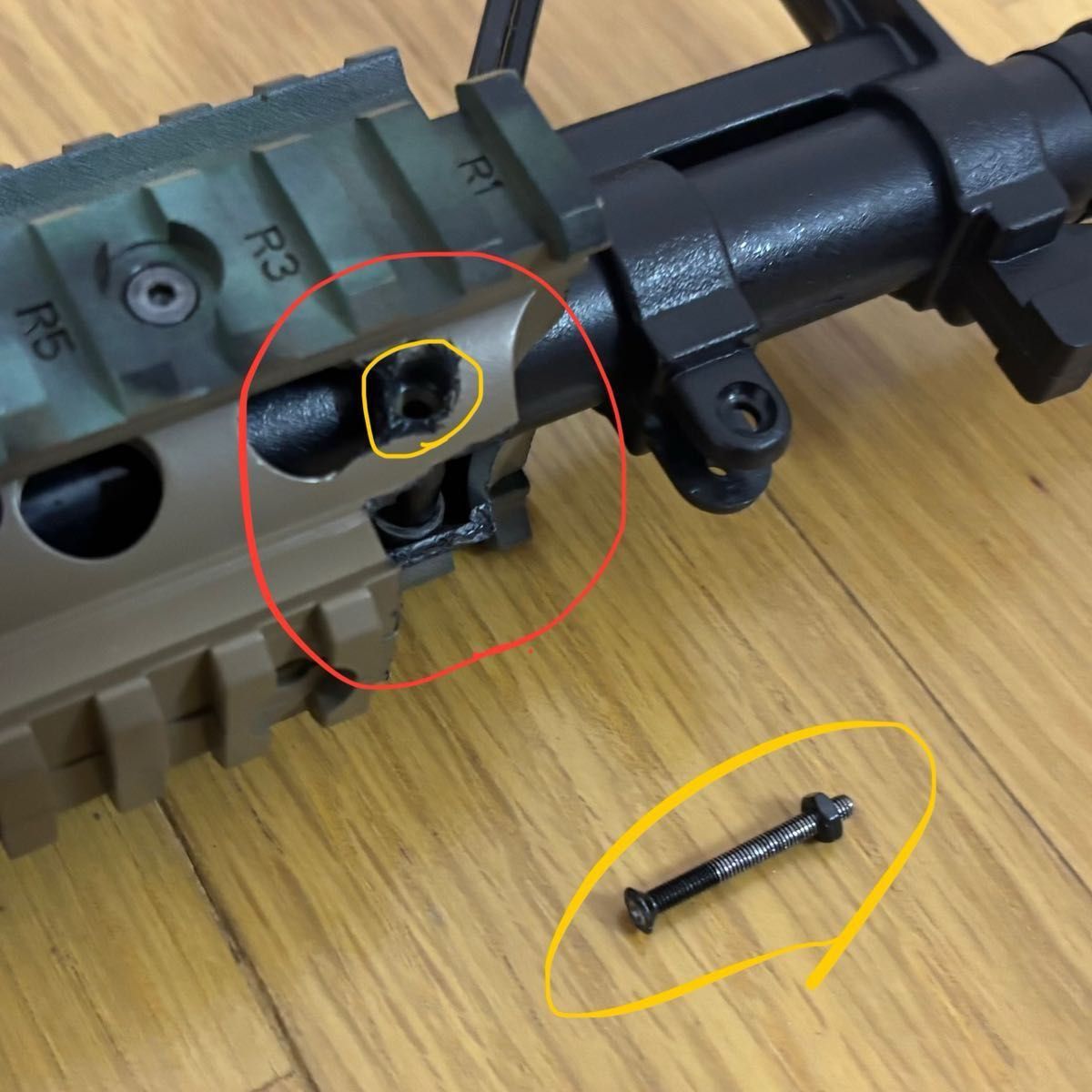 ジャンク品】東京マルイ 電動ガン ライトプロ M4CQB タンカラーモデル