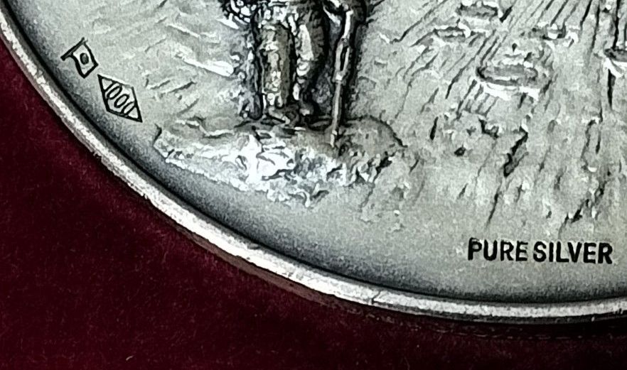 純銀製 アポロ11号月着陸記念メダル 約114g｜Yahoo!フリマ（旧PayPay