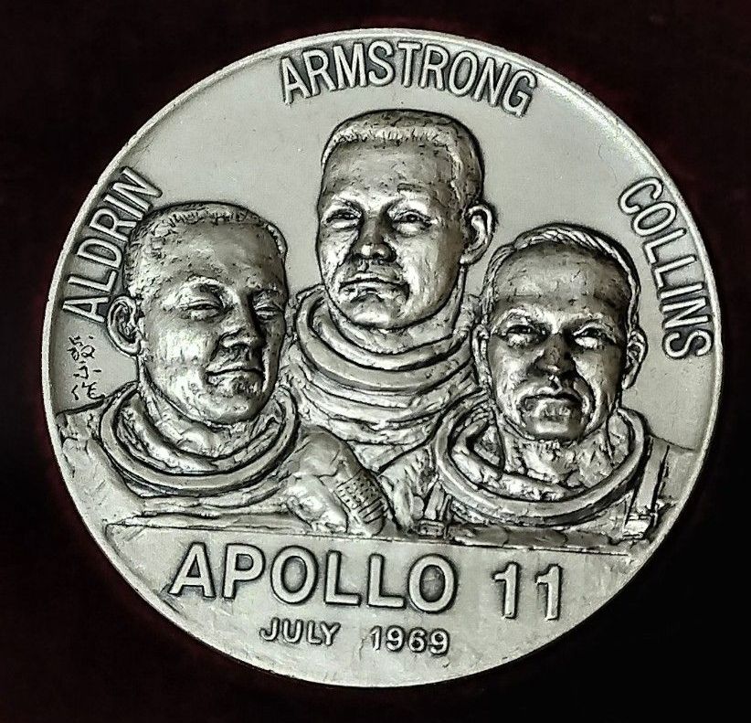 純銀製 アポロ11号月着陸記念メダル 約114g｜Yahoo!フリマ（旧PayPay