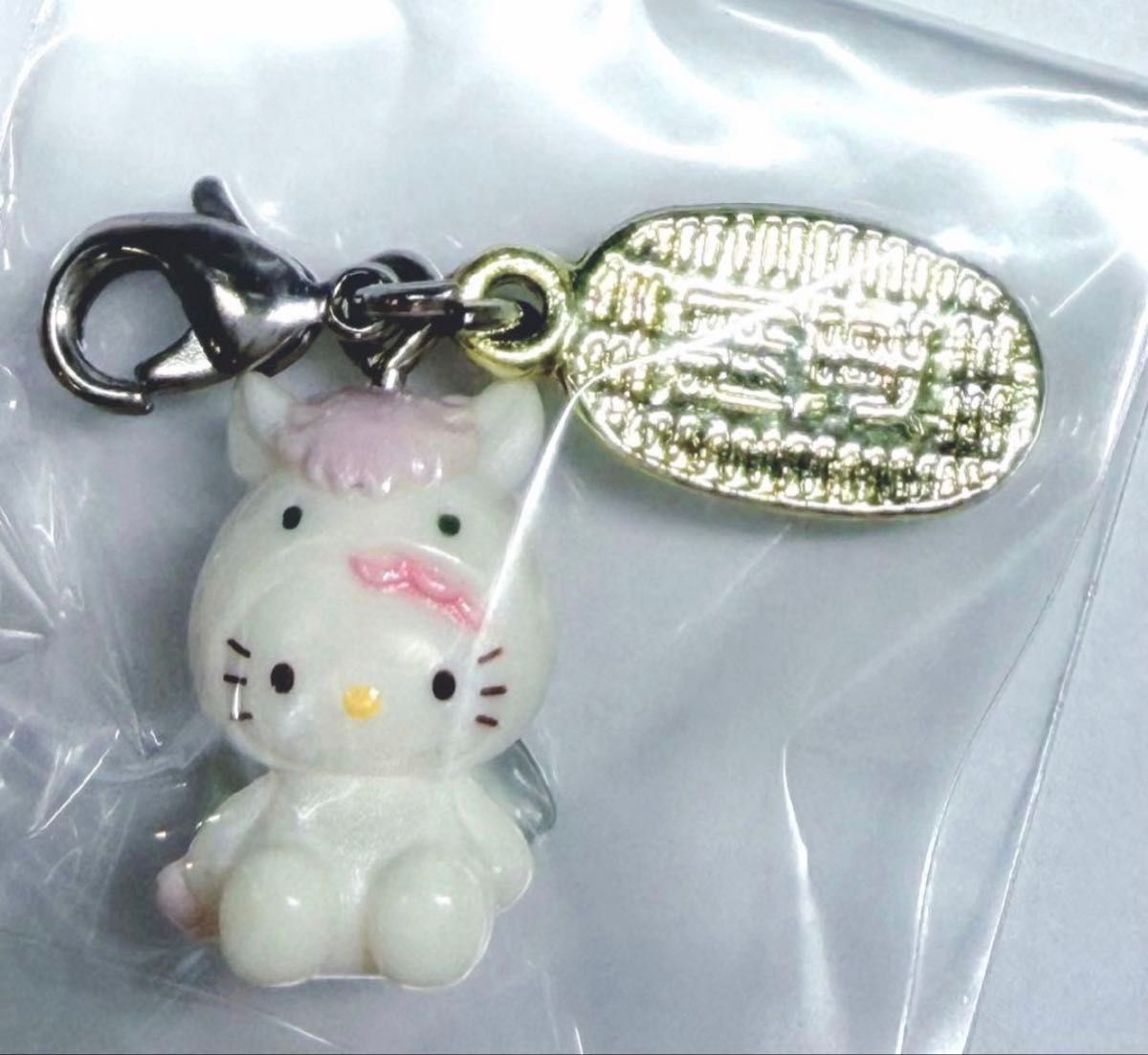 羽根つき エンジェル ペガサス ハローキティ ファスナーマスコット 馬