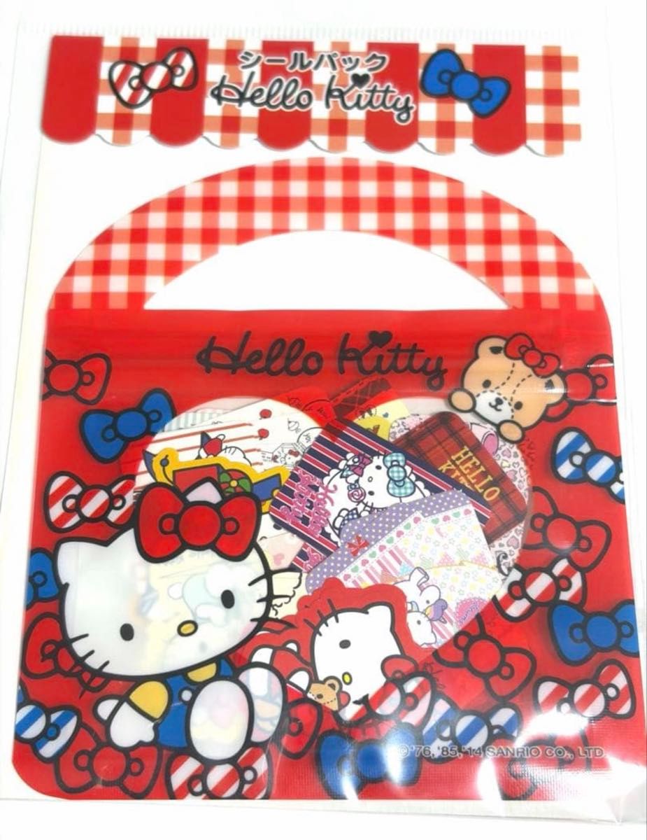 2 ハローキティ シールパック 平成レトロ サンリオ フレークシール