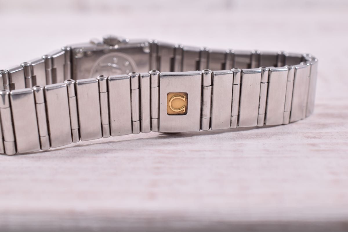 OMEGA レディース 腕時計 ジャンク シェル文字盤 ピンク ダイヤ