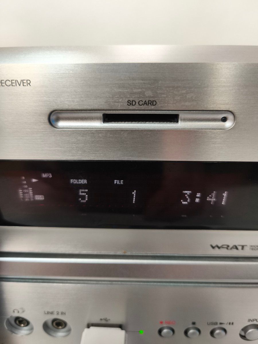 整備メンテ完了品 美品 ONKYO NFR-7FX ハイレゾ 対応 CD/SD/USB 本体と