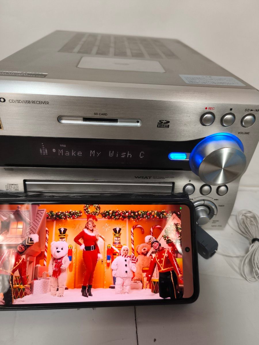 整備メンテ完了品 美品 ONKYO NFR-7FX ハイレゾ 対応 CD/SD/USB 本体と