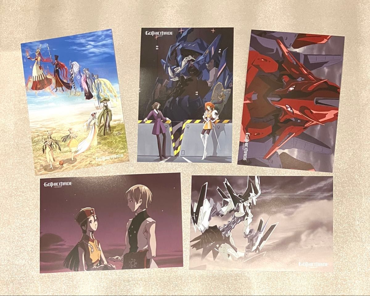 入場特典ポストカード5枚セット DESIGNS 永野護デザイン展 東京凱旋