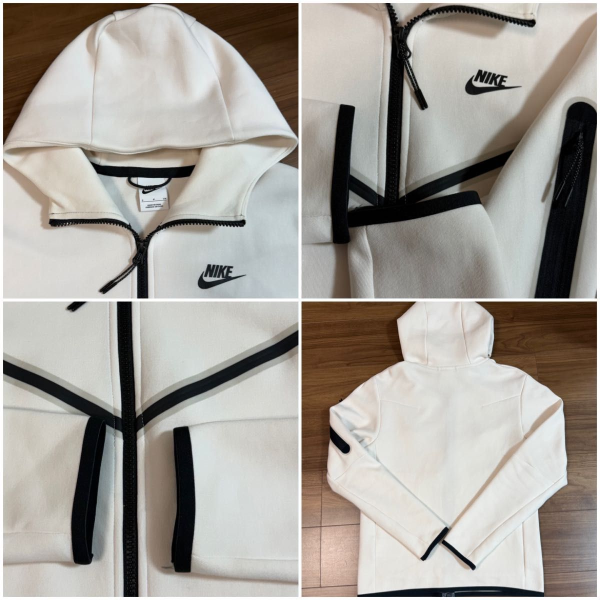 メンズS ホワイト テックフリース セットアップ NIKE 過去モデル 白