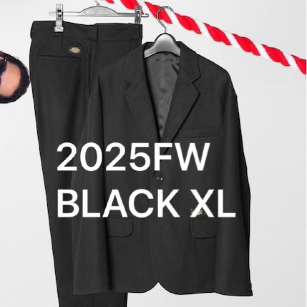 Dickies TRIPSTER SUIT 25FW 第8弾 BLACK ブラック XL トリップスター