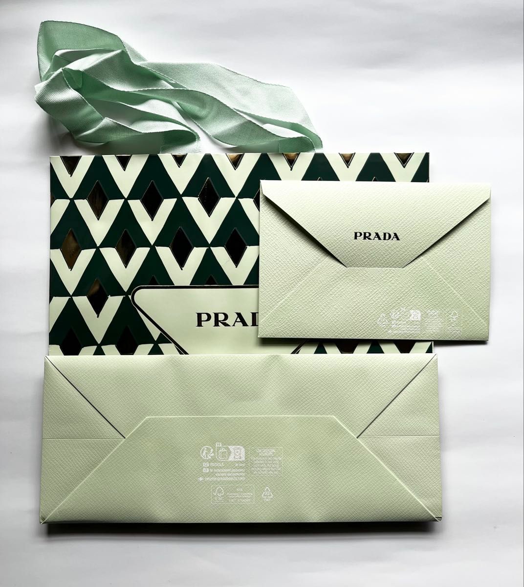 美品】PRADA BEAUTY プラダビューティー ギフトボックス メッセージ