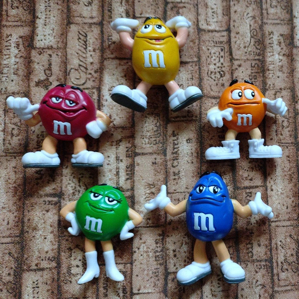 M&M's エムアンドエムズ フィギュア 5体セット まとめ売り｜Yahoo