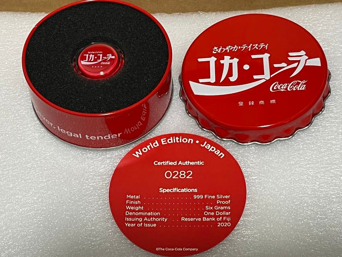 2020年 フィジー コカ・コーラ ボトルキャップ ジャパンエディション