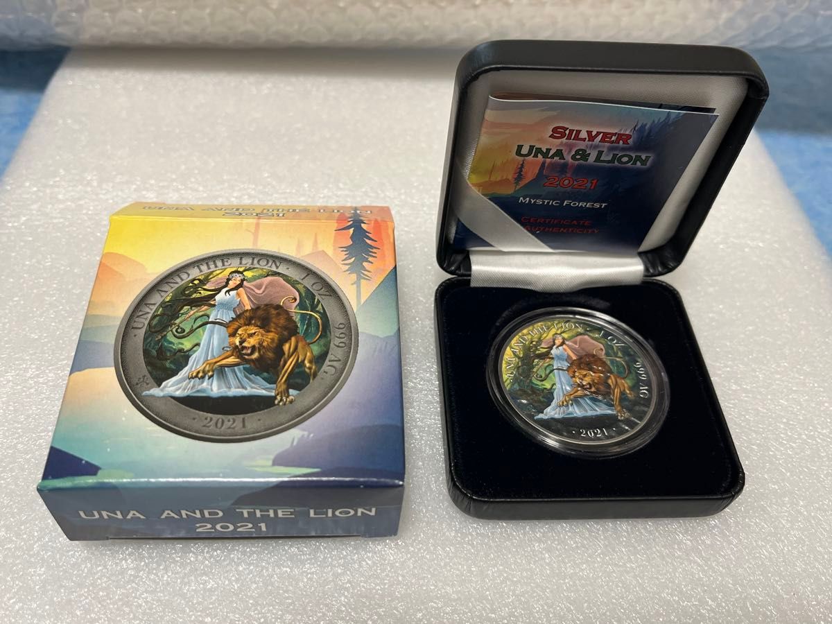 訳あり】シリアル005 2021年 セントヘレナ ウナとライオン カラー