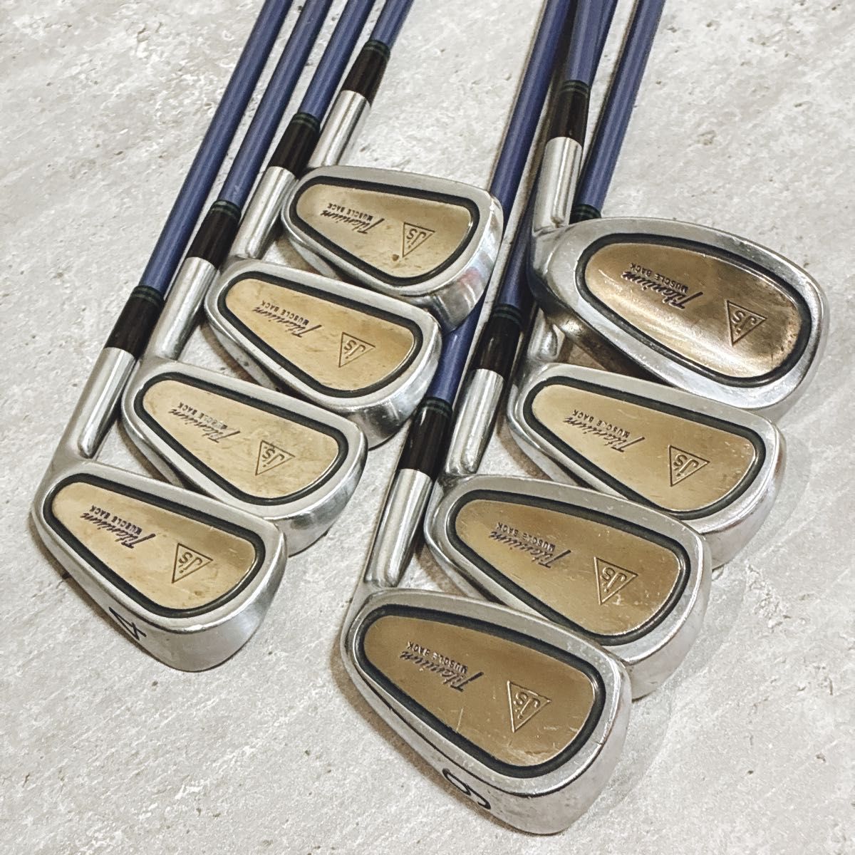 ジャンボ尾崎 j's チタンマッスル アイアン 8本セット メンズ ゴルフ