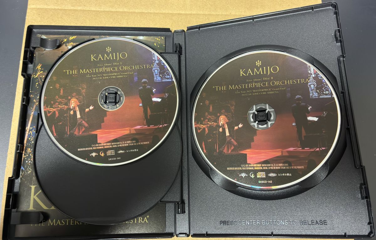 KAMIJO The Masterpiece Orchestra 初回限定盤 Blu-ray+2CD HMV特典