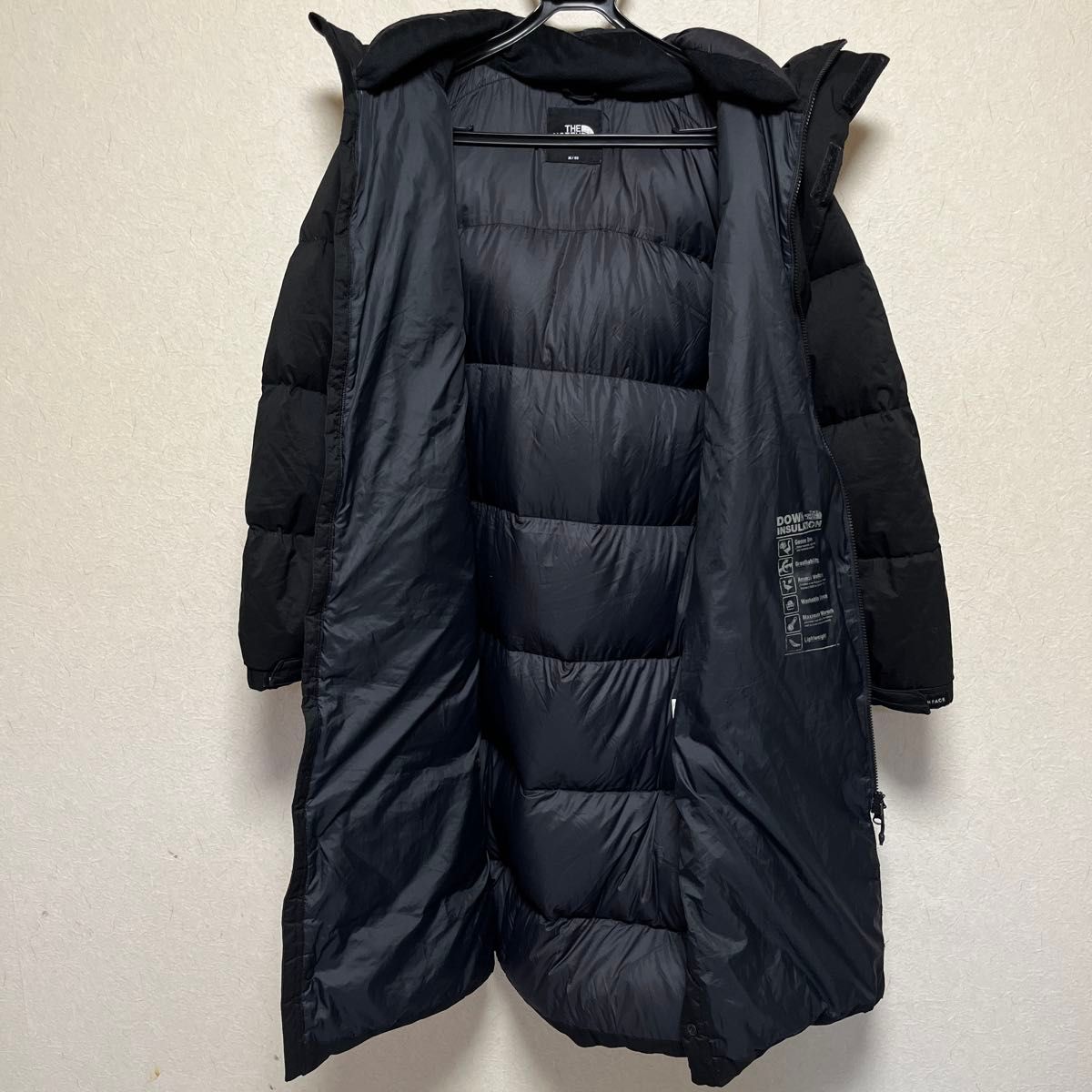 THE NORTH FACE ロングダウンコート M ブラック ノースフェイス ベンチ