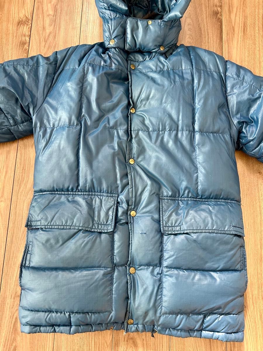 70s' エディーバウアー エクスペディションダウンパーカー ネイビー 黒