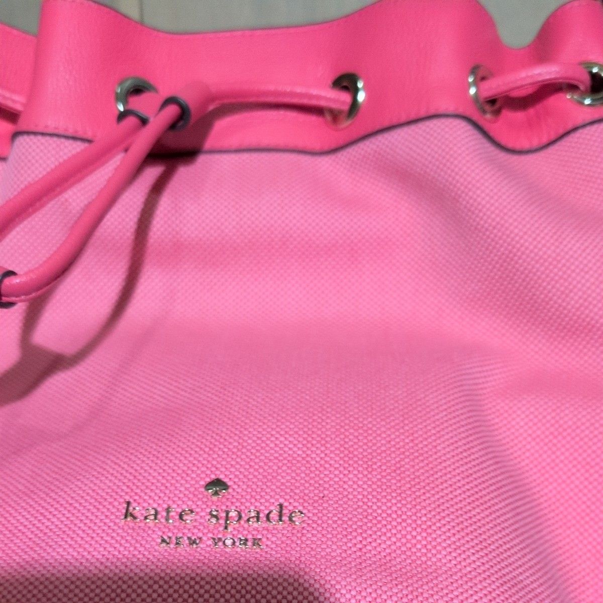 ケイトスペード福袋2026年 ロージー キャンバス バケット バッグ