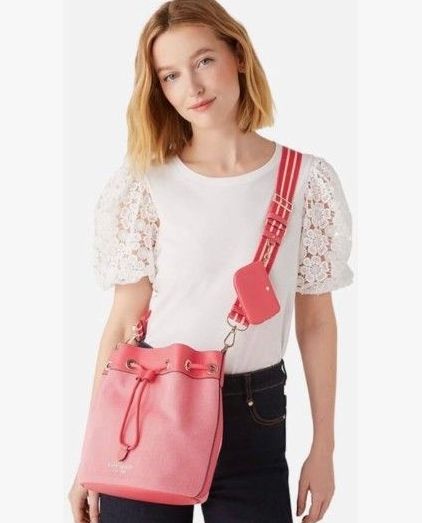 ケイトスペード福袋2026年 ロージー キャンバス バケット バッグ