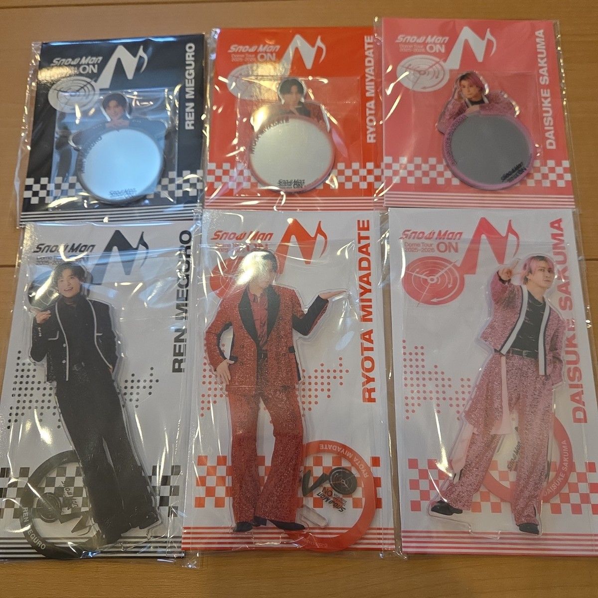 新品未開封】9人全員コンプセット Snow Man on アクスタ アクリル