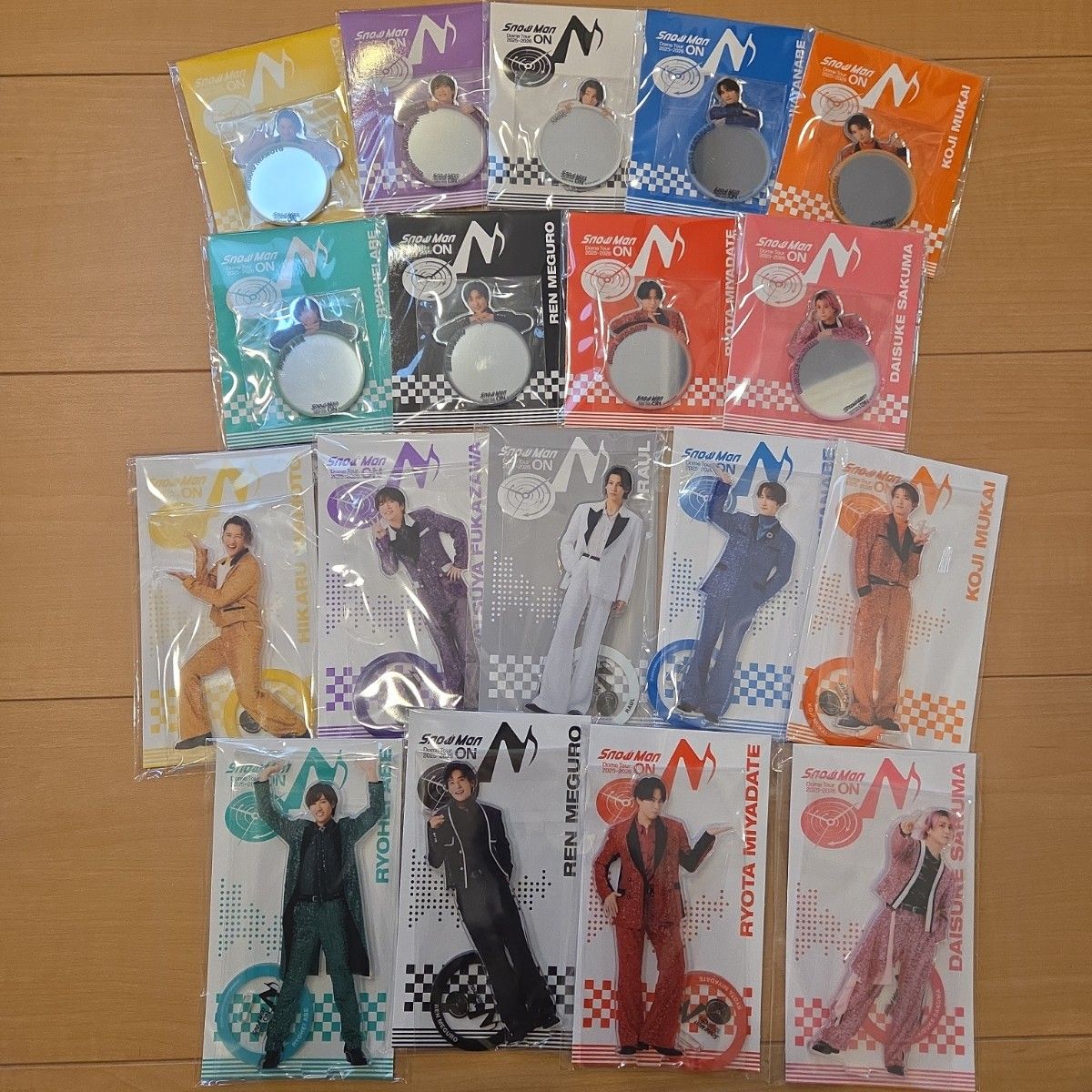 新品未開封】9人全員コンプセット Snow Man on アクスタ アクリル