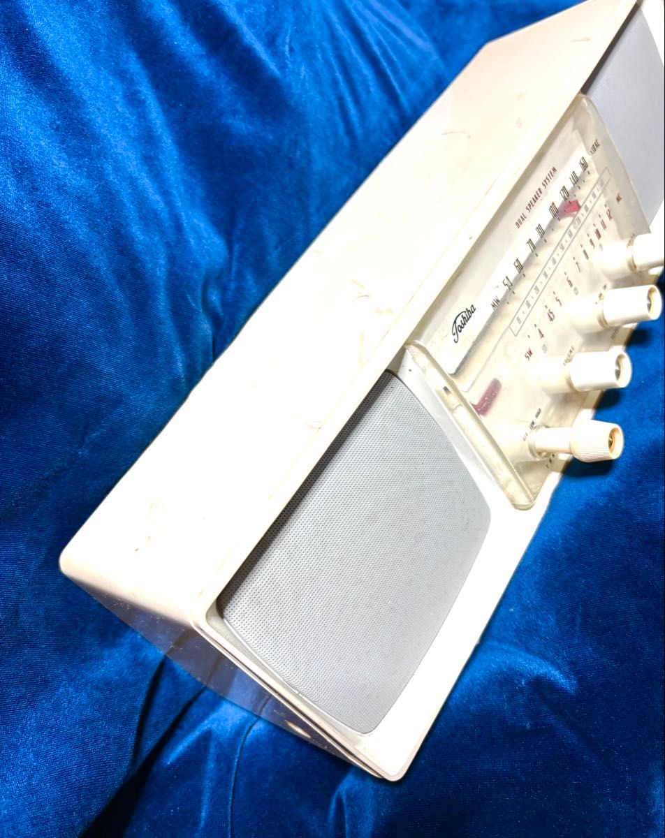 東芝（Toshiba）「かなりやRS」の真空管ラジオ「5ZL-507形」 昭和