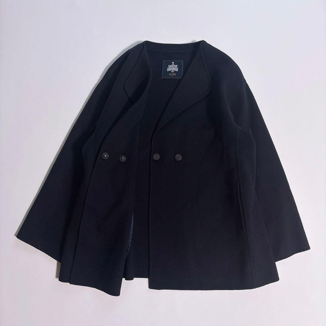 SLOBE IENA ハミルトンラムズウール ミドルコート ウールコート