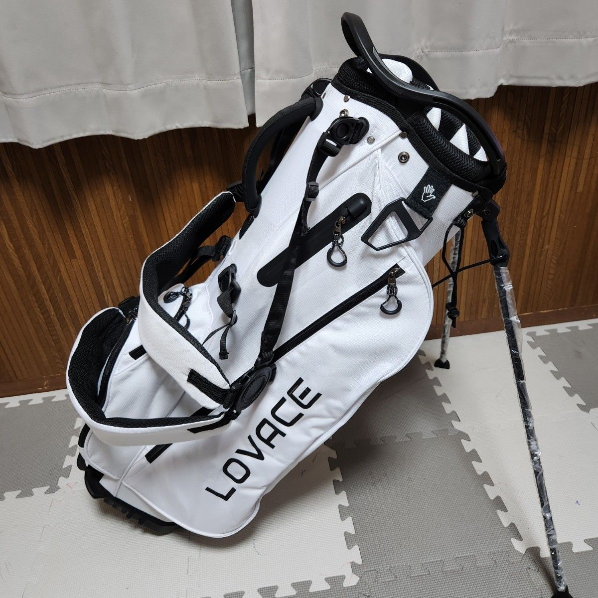 新品未使用】14分割 LOVACE 白 キャディバッグ｜Yahoo!フリマ（旧
