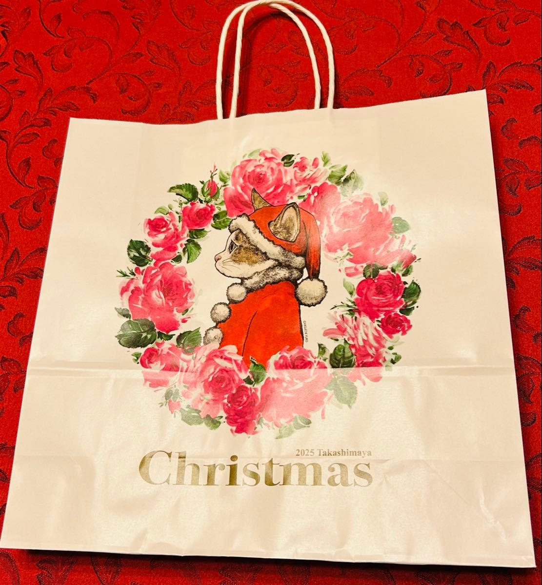 ヒグチユウコ 高島屋 クリスマス ショッパー 紙袋猫 非売品｜Yahoo